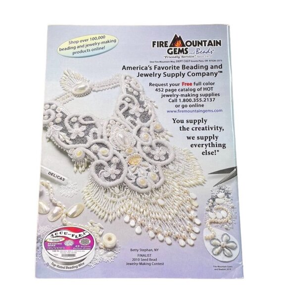 Beadwork Magazine Jewelry Crafting Book u Dec 2010 Jan 2011 Vol 14 No 1 - Picture 2 of 8